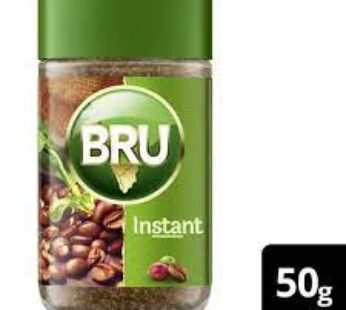 BRU Instant Pure Coffee,Jar 50 g