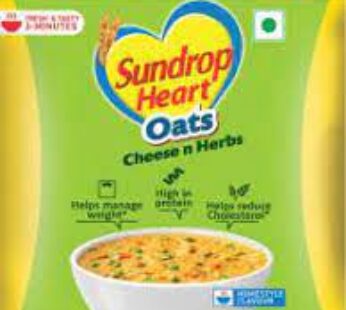 Sundrop Heart Oats Cheese N Herbs 38 g B 1 G1 FREE