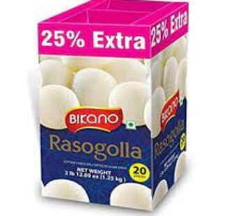 Bikano Rasogolla 1.25 kg 20 psc.
