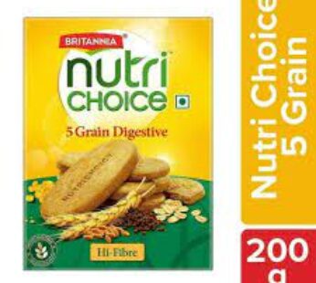 BRITANNIA NUTRI CHOICE 5 GRAIN DIGESTIVE 200 g