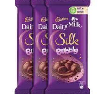 Cadbury Dairy Milk Silk Bubbly Gum Chocolate 50 g