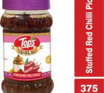 Tops Stuffed Red Chilli Pickle 375 g