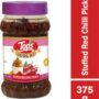 Tops Stuffed Red Chilli Pickle 375 g