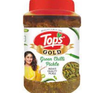 Tops Gold Green Chilli Pickle 900g