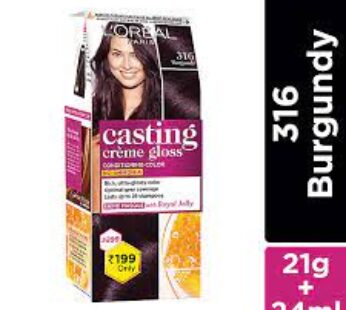 LOreal Paris Burgundy Hair Colour 316 21g +24 ml