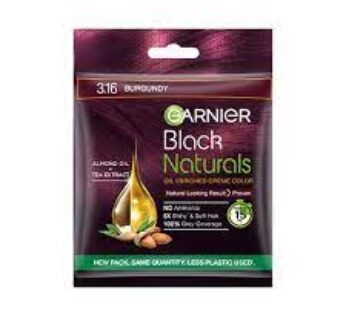 Garnier Natural Burgundy Hair Colour Shade No 3.16 20 ml + 20 g