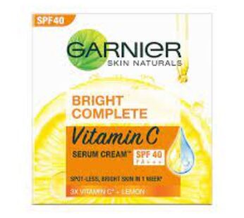 GARNIER BRIGHT COMPLETE VITAMIN C SPF 40 PA+++ 45 g