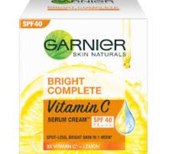 GARNIER SKIN BRIGHT COM. V.C SPF 40 PA+++ 45 g