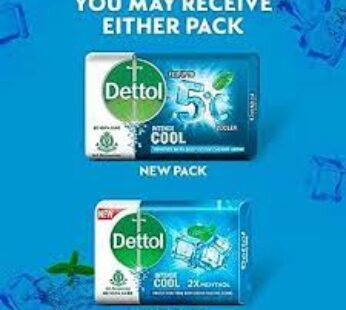 Dettol Intense Cool Soap 4N* 75 g, 300 g