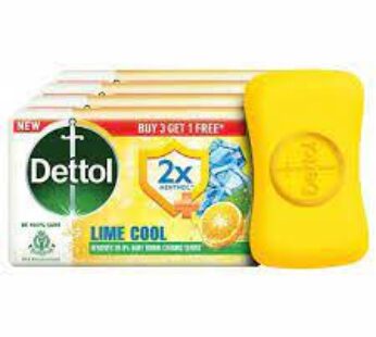 DETTOL LIME COOL SOAP 4U * 75 g
