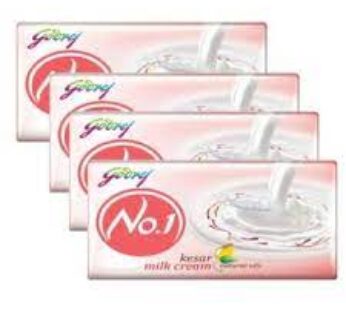 Godrej No.1 Kesar milk Cream Soap ( 4U *50 g)200 g