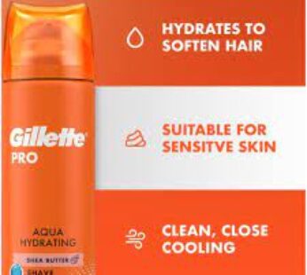 Gillette Pro Aqua Hydrating Shea Butter Shave Gel 195 g