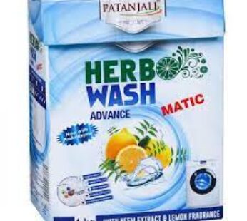 Patanjali herbo wash advance matic detergent powder 1 kg