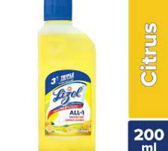 Lizol All IN 1 Surface Cleaner Citrus 200 ml