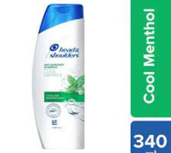 H & S 2in 1 Cool Menthol Shampoo& con. 340 ML