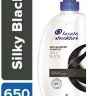 Head & Shoulder Silky Black Shampoo 650 ml