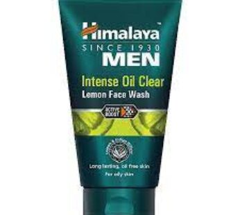 Himalaya Men Intense Oil Clear Lemon Face Wash, 50 ml