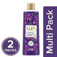 Lux Body Wash For Fragrant Skin - Black Orchid Scent & Juniper Oil With Extra Foam, 245 ml