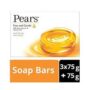 Pears Pure & Gentle Glycerin & Natural Oils Pure Glycerine & Natural Oils, 75 g (Buy 3 Get 1 Free)