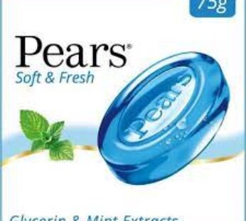 Pears Soft & Fresh Glycerine & Mint Extracts Bathing Bar, Pure, 50 g