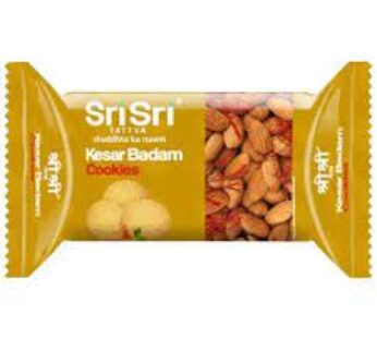 Sri Sri Tattva Kesar Badam Cookies, 50g