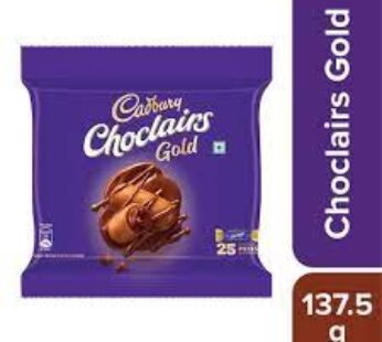 Cadbury Choclairs Gold Candy, 137.5 g (25 Candies)