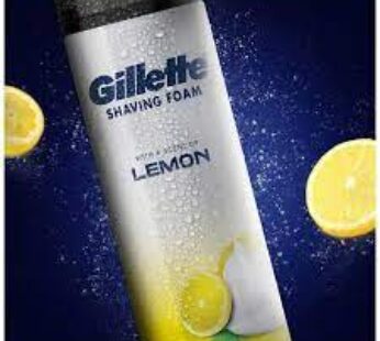 Gillette Shaving Foam – Lemon, 196 g