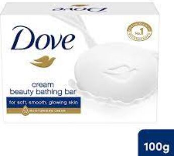 Dove Cream Beauty Bathing Bar, Has Moisturizing Cream, 100 g