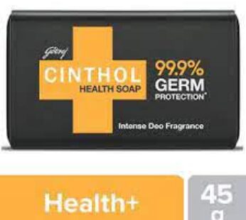 Cinthol Health Intense Deo Fragrance Bath Soap, Germ Protection, 45 g