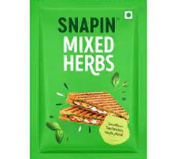 SNAPIN Mixed Herbs For Sprinkling on Sandwiches, Soups & Pizzas, 7 g