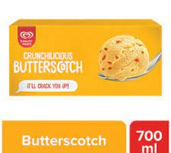 kwality walls Frozen Dessert – Butterscotch, 700 ml TUB