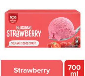 kwality walls Frozen Dessert – Strawberry, 700 ml TUB