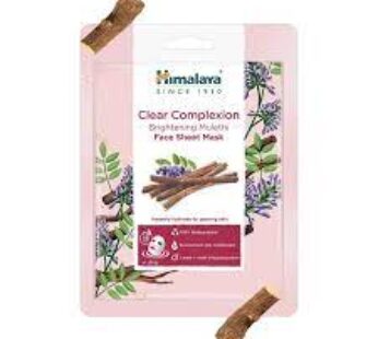 Himalaya Clear Complexion Brightening Mulethi Face Sheet Mask Skin 30 g