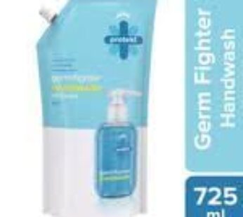 Godrej Protekt Germ Fighter Handwash – Aqua, Germ Protection, 725 ml