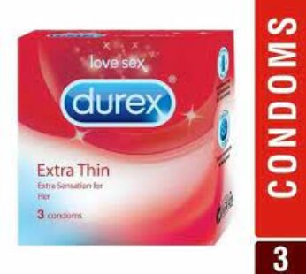 Durex Condoms – Extra Thin, 3 pcs