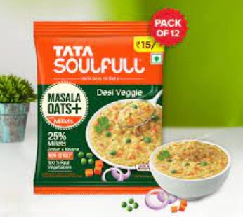 Tata Soulfull Masala Oats – Desi Veggie