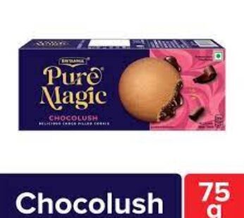 Britannia Chocolush – Extra Crunchy Biscuit With Gooey Choco-Filling, 75 g