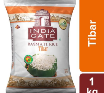 India Gate Basmati Rice- Tibar, 1 kg Pouch