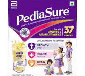 Pediasure Nutrition Health Drink Mix – Vanilla Delight Flavour, 200 g Box