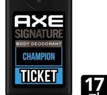 Axe Pocket Perfume Signature Champion Ticket 17ml