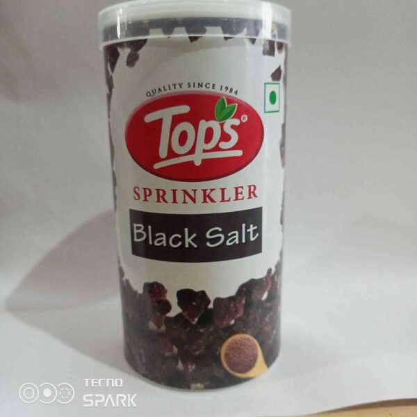 TOPS SPRINKLER BLACK SALT 200gm