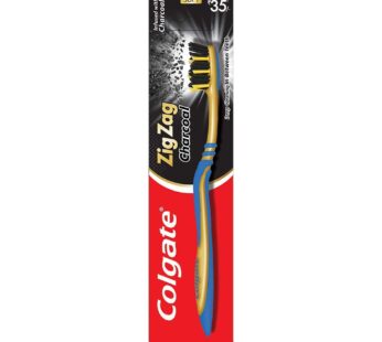Colgate ZigZag Charcoal Soft Bristle Toothbrush,