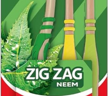 Colgate ZigZag Neem Soft Bristle Toothbrush – 3 Pcs
