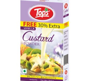 Tops Custard Powder – Vanila 100 g Carton