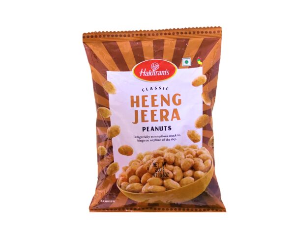 Haldiram Peanut Roasted Hing jeera 140 Gm