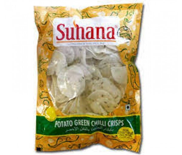 SUHANA GREEN CHILLI PAPAD 100 GM