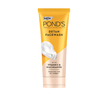 Ponds DeTan Facewash-With Niacinamide & Vitamin C,Reduces In 1 Week,For All Skin Types, 12 g