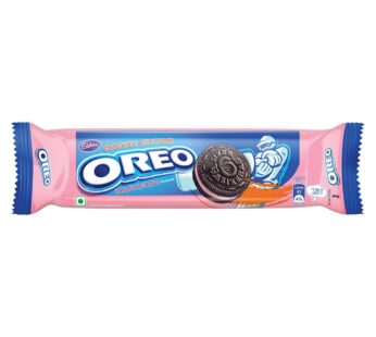 Cadbury Oreo Strawberry Flavour Creme Sandwich Biscuit, 113.75 g