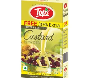 Tops Custard Powder – Butter Scotch 100 g Carton