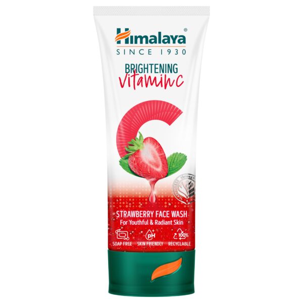 Himalaya Brightening Vitamin C Strawberry Face Wash 100 ml - Image 3